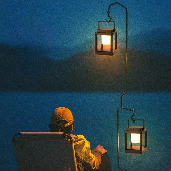 Modern Simplicity ABS Square Solar LED Outdoor Light For Camping - Image 11