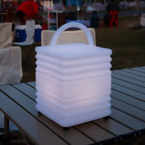 Decorative Square Waterproof PE Camping Portable LED Outdoor Lights - Image 10