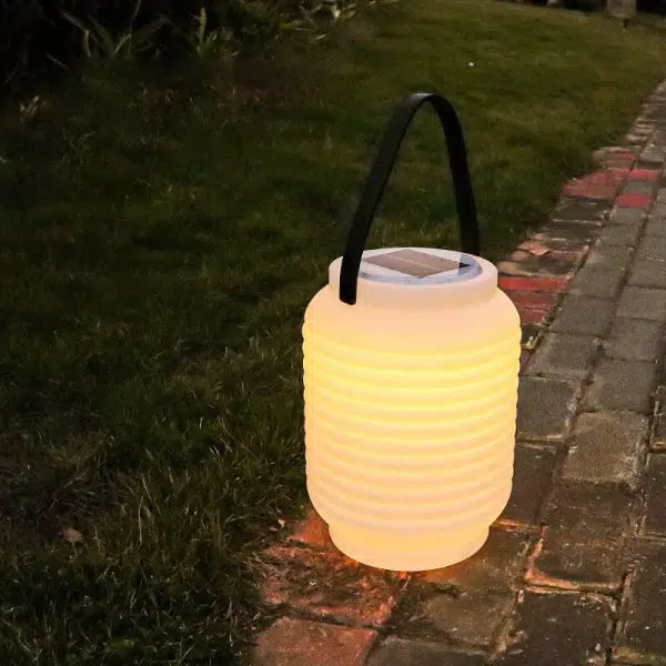 Solar Waterproof Decorative Lanterns PE Camping Portable LED Outdoor Light - Image 8