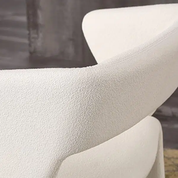 Contemporary Creative Triangle Rectangle Velvet Wood Dining Chair Backrest Armless For Dining Room - Image 9