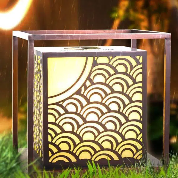 Modern Simple Square Outdoor Waterproof LED Lawn Landscape Light - Image 10