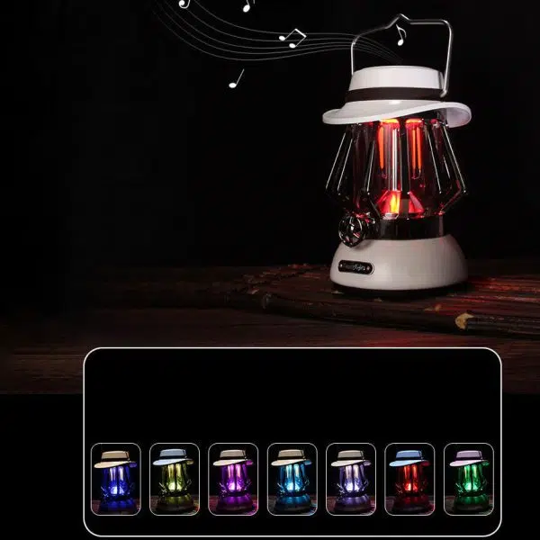 Modern Handheld Metal Texture Camping LED Outdoor Light - Image 11