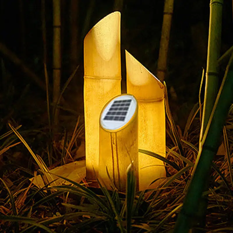 04-f18ae2d2-0888-4d08-b0a2-efa225a98ee5.jpg Contemporary Creative Waterproof Solar Resin Bamboo LED Landscape Lighting Outdoor Light For Garden - Image 1