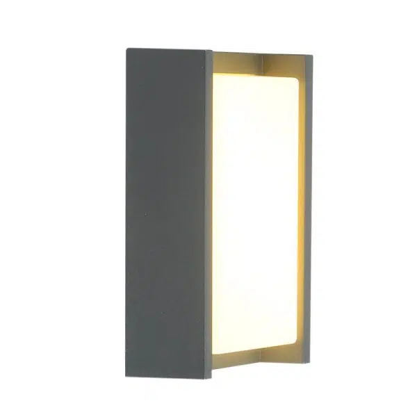 Minimalist Outdoor Square PC LED Patio Waterproof Wall Sconce Lamp - Image 10