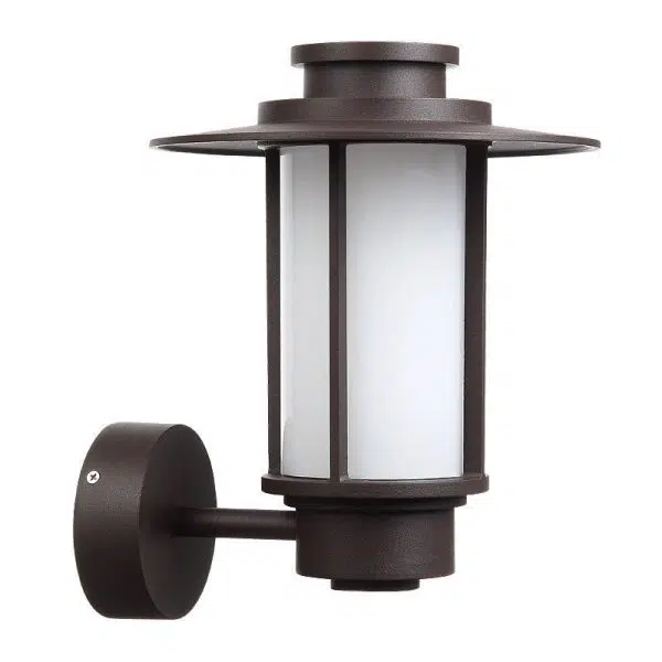 Outdoor Waterproof Coffee Cylinder Lantern 1-Light Patio Landscape Light - Image 11