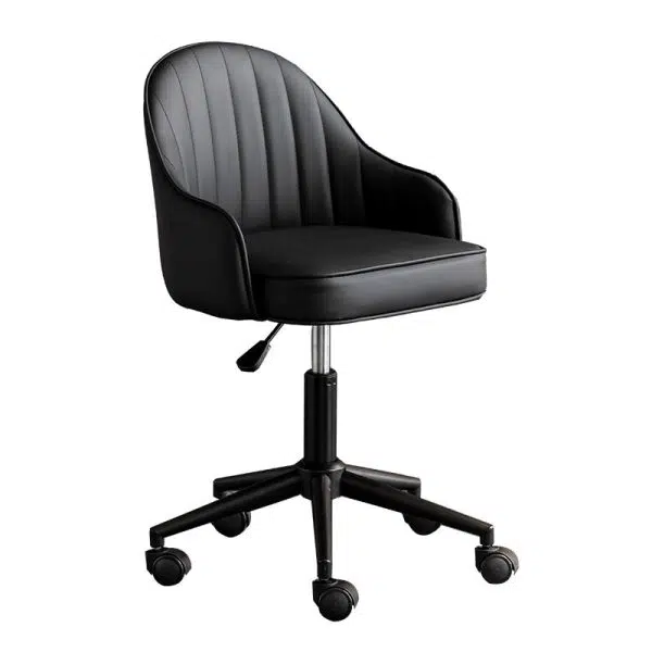 Modern Simplicity Leather Sponge Stainless Steel SGS Desk Chair Backrest Movable For Home Office - Image 28