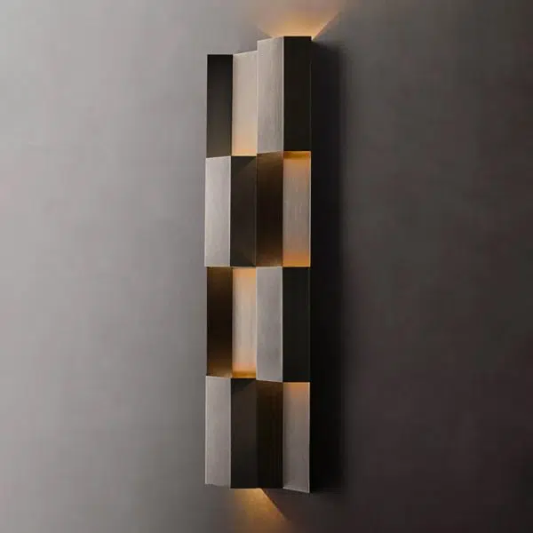 Contemporary Retro Waterproof Aluminum Rectangular LED Wall Sconce Lamp For Outdoor Patio - Image 10