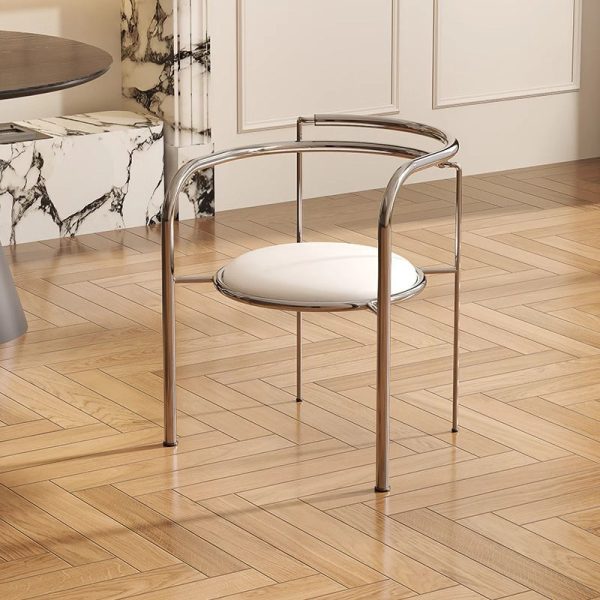 Contemporary Scandinavian Curved Back Ash Wood Sponge Dining Chair Backrest For Dining Room - Image 15