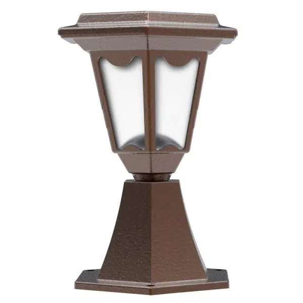 Solar Outdoor Hexagonal Post Head Light LED Garden Landscape Light - Image 6