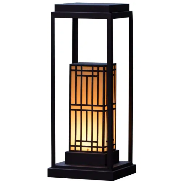 Modern Retro Stainless Steel Marble Solar LED  Waterproof Garden Lawn Outdoor Light - Image 15