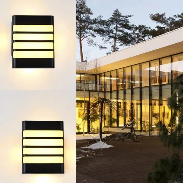 Modern Creative Waterproof LED Outdoor Wall Sconce Lamp - Image 2