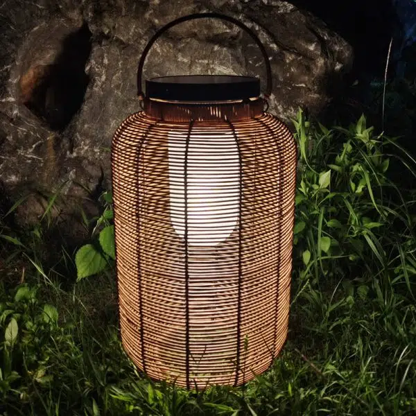Outdoor Solar Rattan Weaving Round Jar LED Waterproof Garden Landscape Light - Image 16