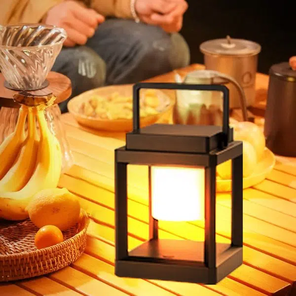 Modern Simplicity ABS Square Solar LED Outdoor Light For Camping - Image 2