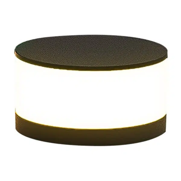 Solar Outdoor Round Column Post Head LED Waterproof Landscape Light - Image 11