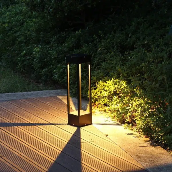 Modern Simple Solar Square Frame LED Outdoor Lawn Garden Landscape Light - Image 11