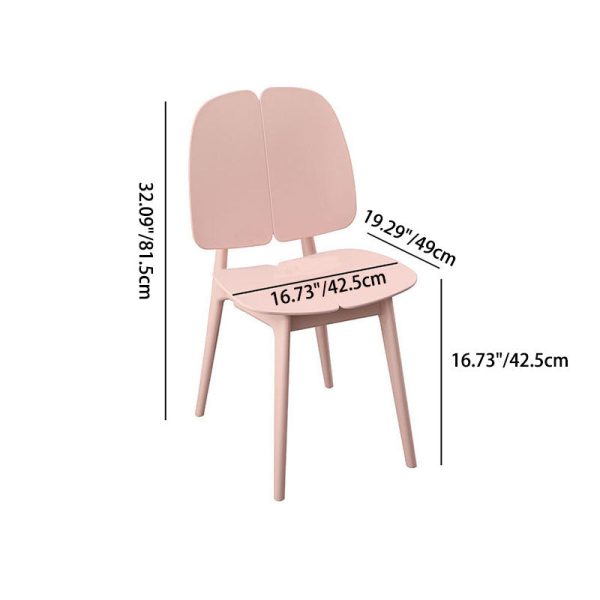 Contemporary Scandinavian Plastic Steel Metal Square Dining Chair Backrest For Dining Room - Image 6