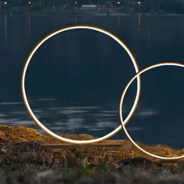 Outdoor Waterproof Acrylic Lampshade Aluminum Ring Design LED Lawn Light - Image 11