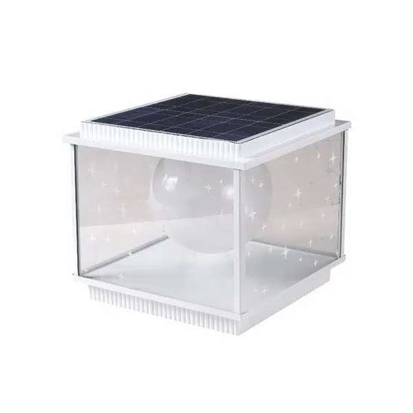 Modern Simplicity Aluminum Alloy Glass Square Ball LED Outdoor Landscape Light For Garden - Image 11