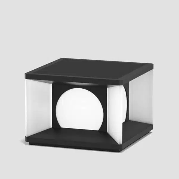 Simple Patio Solar Post Head Light Square LED Outdoor Landscape Light - Image 12