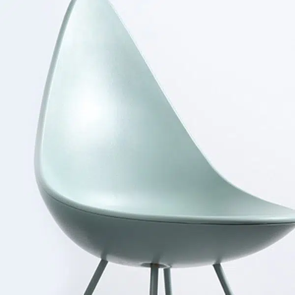 Contemporary Creative Water Drop Shape Plastic Dining Chair Backrest For Dining Room - Image 8