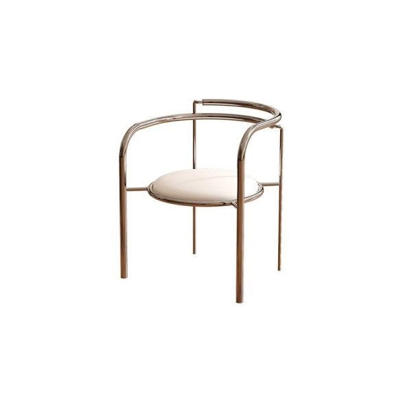 Contemporary Scandinavian Curved Back Ash Wood Sponge Dining Chair Backrest For Dining Room - Image 14