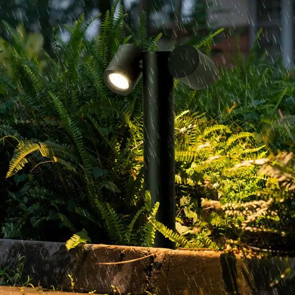 Modern Minimalist Rotatable Cylinder Round Tempered Glass Aluminum LED Outdoor Ground Light For Garden - Image 7