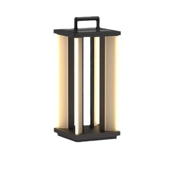 Modern Simplicity Waterproof PC Stainless Steel Acrylic Rectangular LED Landscape Lighting Outdoor Light For Garden - Image 8