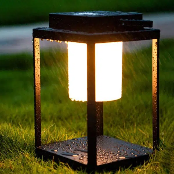 Outdoor Solar Camping Square Portable Cage LED Camping Landscape Light - Image 7