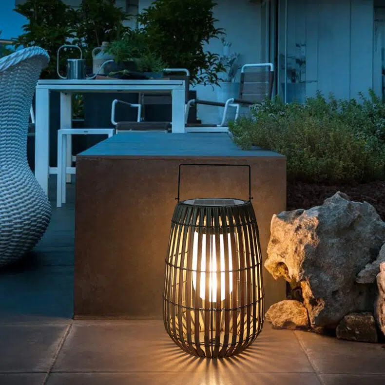 06-6e8a5fb2-9836-417f-b2fb-f39515cff765.jpg Modern Rustic Rattan Weaving Portable Outdoor Waterproof Solar LED Lawn Landscape Light - Image 1