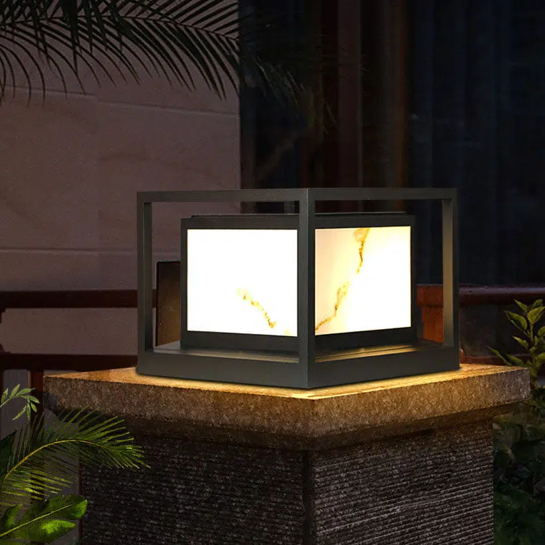 06-a8b153d1-b2ec-4fb7-b0ae-396d7e5b23bb.jpg Modern Solar Square Chinese Outdoor Column Head Light LED Lawn Landscape Light - Image 1