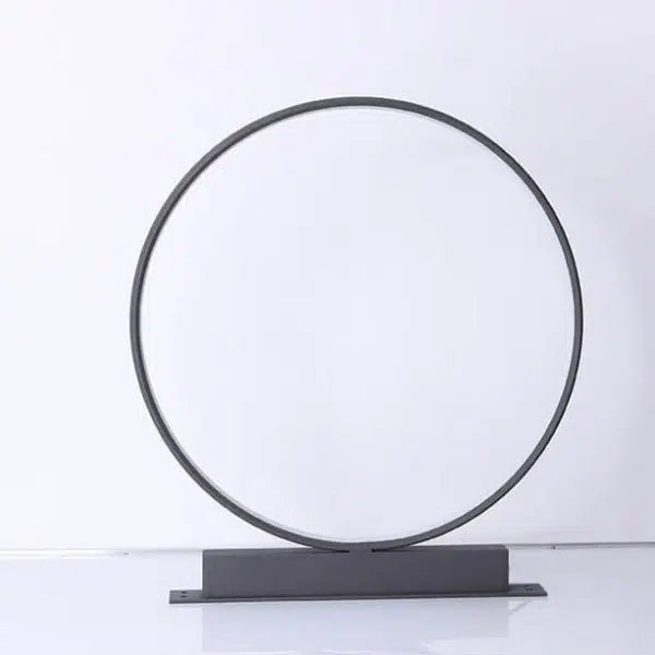 Outdoor Waterproof Acrylic Lampshade Aluminum Ring Design LED Lawn Light - Image 2