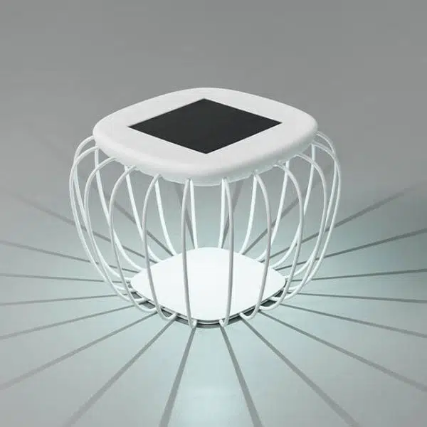 Solar Creative Minimalist PE Cage Decoration LED Outdoor Landscape Light - Image 12