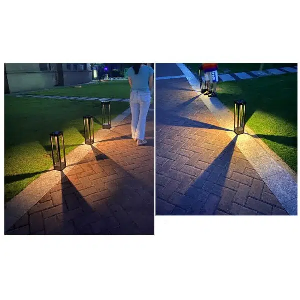 Modern Simple Solar Square Frame LED Outdoor Lawn Garden Landscape Light - Image 9