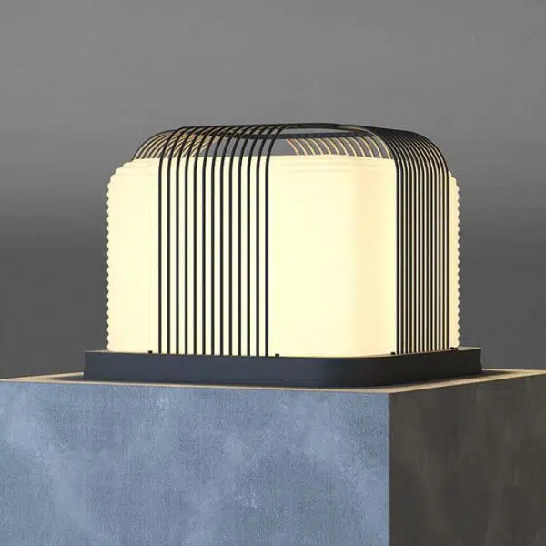 Modern Simplicity Solar Waterproof Stainless Steel PE Square Cubic LED Landscape Lighting Outdoor Light For Garden - Image 12