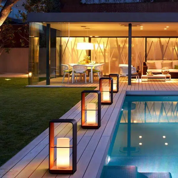 Modern Minimalist Waterproof Solar Stainless Steel Acrylic Cubic LED Landscape Lighting Outdoor Light For Garden - Image 11