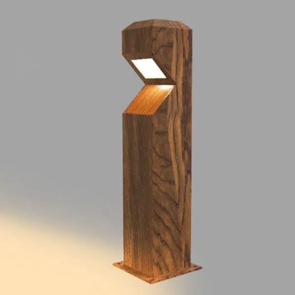 Traditional Chinese Waterproof Steel Aluminum Irregular Column LED Landscape Lighting Outdoor Light For Garden - Image 6