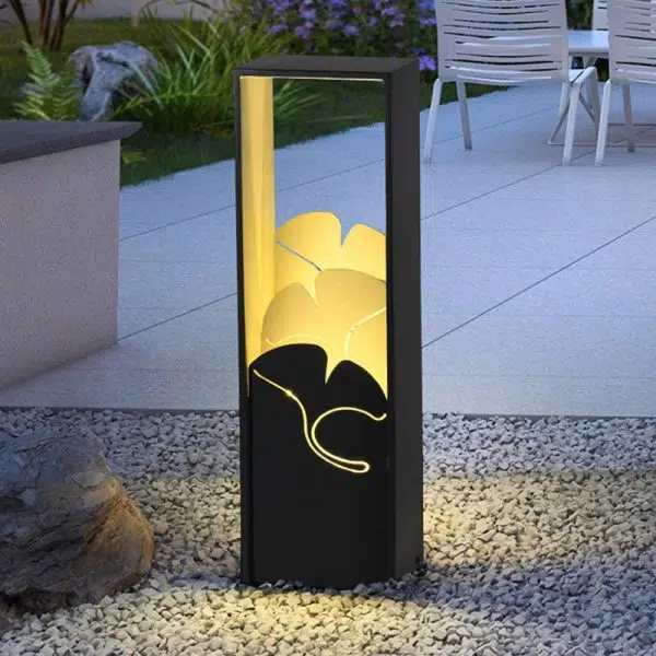 Contemporary Industrial Waterproof LED Post Lamp Lawn Landscape Light For Outdoor Patio - Image 3