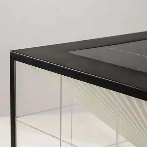 Modern Creative Hourglass Rectangular Acrylic Stainless Steel Outdoor Waterproof Door Post Light - Image 8