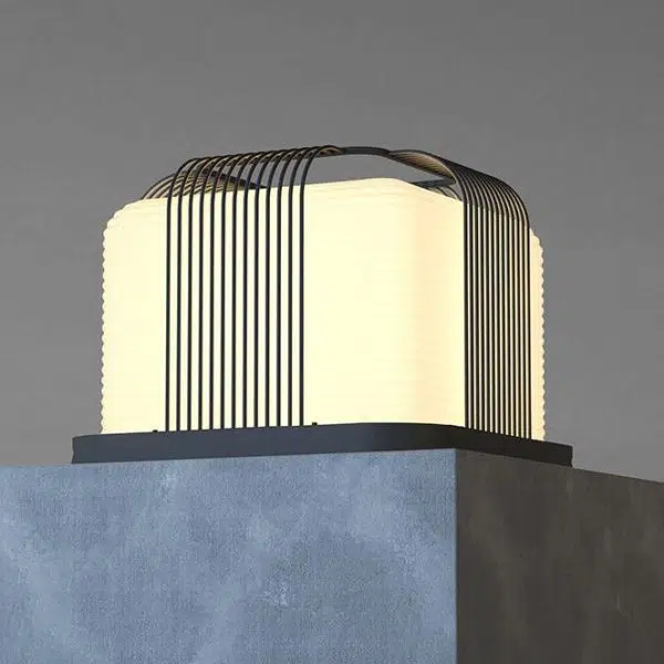 Modern Simplicity Solar Waterproof Stainless Steel PE Square Cubic LED Landscape Lighting Outdoor Light For Garden - Image 13