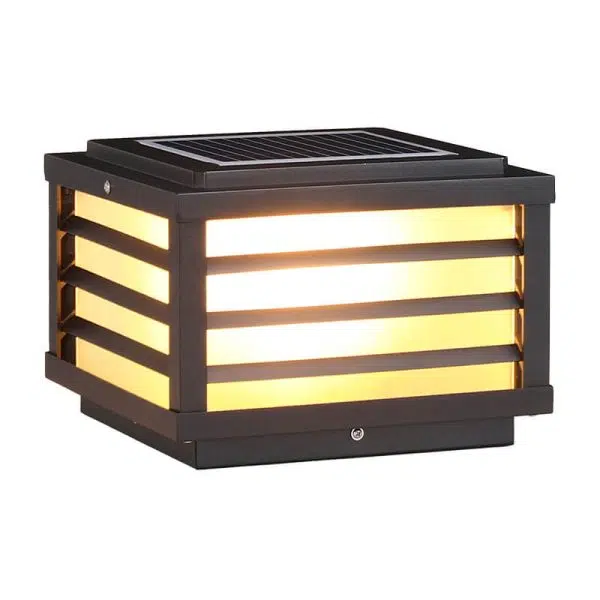 Solar Square Post Head Light Outdoor Patio Waterproof Post Head Light - Image 9
