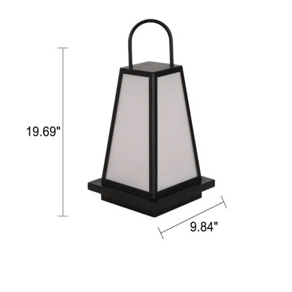 Modern Outdoor Solar Geometric Column Waterproof LED Garden Landscape Light - Image 7