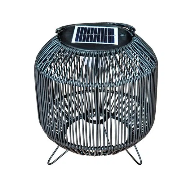 Modern Rattan Weaving Iron Portable Outdoor Waterproof Solar LED Lawn Landscape Light - Image 13
