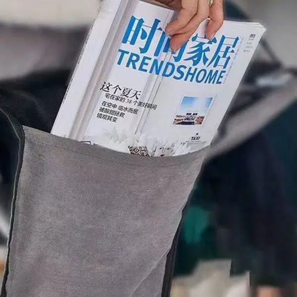 Modern Minimalist Square Back Cotton Stainless Steel Accent Chair Backrest Armrest For Living Room - Image 6