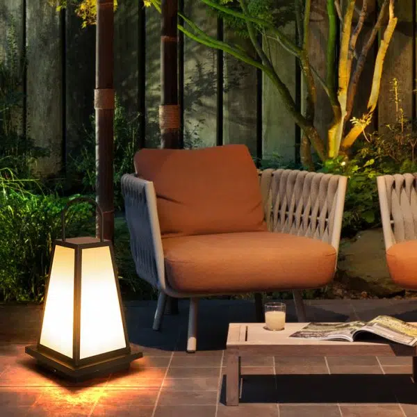 Modern Minimalist Waterproof Solar Trapezoidal Hardware Acrylic 1-Light Landscape Light For Garden - Image 12