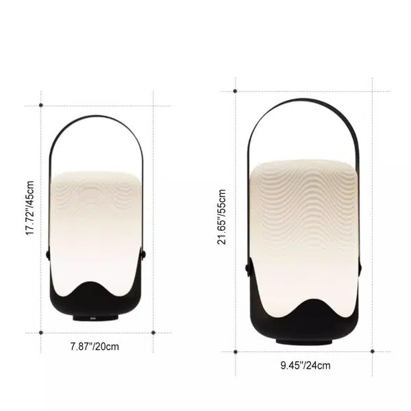 Modern Simplicity Solar Waterproof Iron Acrylic Cylinder Rechargeable LED Portable Landscape Lighting Outdoor Light For Garden - Image 4