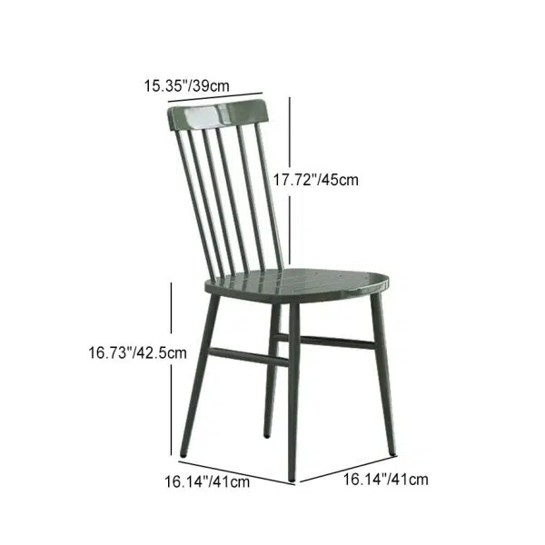 Contemporary Scandinavian Square Steel Chair Backrest Armrest For Living Room - Image 4