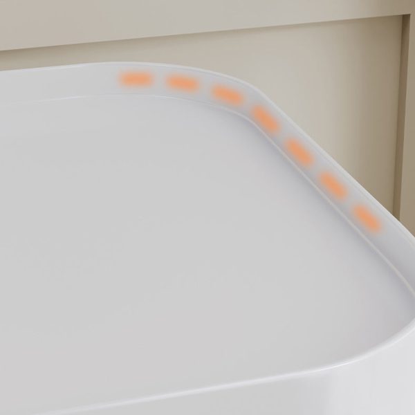 Contemporary Creative Square Carbon Steel End Table 1-Storage For Living Room - Image 6