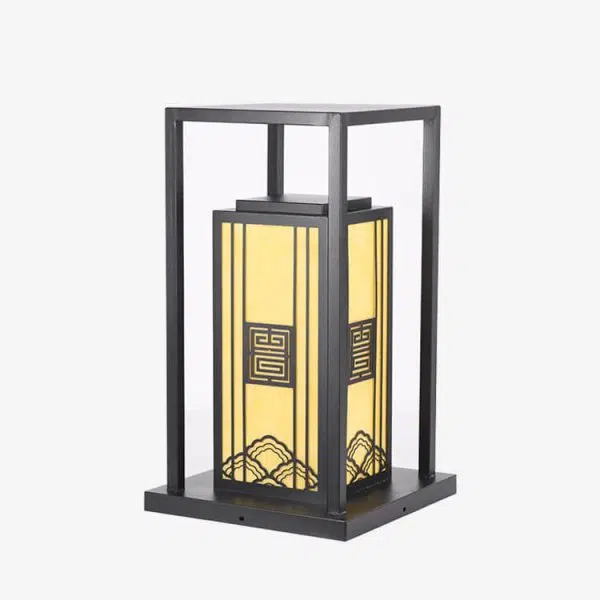 Modern Chinese Imitation Marble Square Column 1-Light  Waterproof Lawn Landscape Light - Image 5