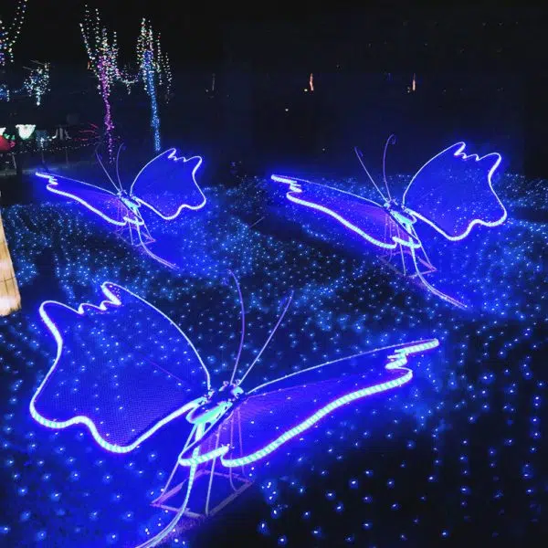 Modern Art Deco Waterproof Fiberglass Butterfly LED Landscape Lighting Outdoor Light For Garden - Image 10