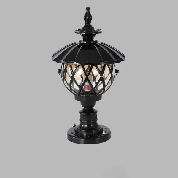 European Outdoor Lotus Column Head Light 1-Light Waterproof Garden Landscape Light - Image 6